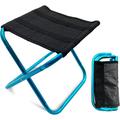 Portable Folding Stool Camping Stool Mini Size Camping StoAluminum Alloy Folding Stool for Travel Camping Hiking Fishing Gardening with Carry Bag