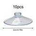 10pcs Vacuum Strong Transparent Suction Cup Storage Of Kitchen Daily Necessities