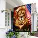 Jesus Flag Lion Faith Over Fear BNT467F - Garden Flag (11.5 x 17.5 )