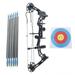 TFCFL 35-70lbs Compound Bow Kit Archery Hunting Shooting Adult Compound Bow 12 Arrows