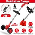 YouLoveIt 12V Electric Grass Trimmer Weed Eater Lawn Mower Electric Weed Trimmer Weed Eater Cordless Electric Weed Eater for Lawn Garden Pruning Mowing