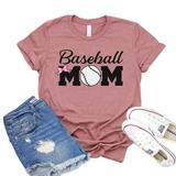 Baseball Mom T-shirt Women s Game Day Shirt Softball Shirts Sports Tshirt Mothers Day Gift Player Top Cheerleader Tee