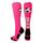 Soccer Socks with Soccer Ball Logo Over the Calf (Neon Pink/Black/White Medium)