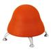 UrbanPro Low Profile Vinyl Upholstered Ball Chair in Orange