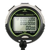 Professional Digital Stopwatch Timer Waterproof Digital Handheld LCD Timer Chronograph Sports Counter with Strap for Swimming Running Football Training