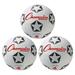 Champion Sports Rubber Soccer Ball Size 4 Pack of 3 (CHSSRB4-3)