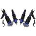 Coilover Suspensions Shock Struts Kits Assembly SCITOO Full Set Shocks Struts Kits fit for 2002 2003 2004 2005 2006 for Acura RSX - Blue