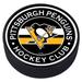 Pittsburgh Penguins Striped Hockey Puck