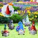 Toyfunny Garden Gnome Statue Gnome Outdoor Welcome Sign Hand-Painted And Special Coating