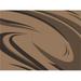 Faulkner 53010 9 x 18 ft. Brown & Beige Swish Design Reversible Patio Mat