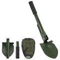 FANCY Outdoor Foldable Shovel Multifunctional Carbon Steel Camping Spade Folding Shovel Camping with Storage Bag Children s Spade for Survival Activities