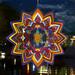 FONMY Mandala Lucky Star 12 inch Multi Color Stainless Steel Wind Spinner