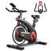 Gymax Indoor Cycling Bike Workout Stationary Exercise Bicycle Belt Dive Bike