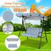 Outdoor Courtyard Swing Ceiling Cover Awning Rain Cover Replacement Cloth Garden