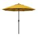 Belen Kox 9 Casa Series Patio Umbrella With Bronze Aluminum Pole Aluminum Ribs Auto Tilt Crank Lift With Pacifica Yellow Fabric