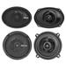 (2) Memphis Audio PRX6902 6x9 +5.25 Car Audio Coaxial Speakers w/Pivot Tweeters