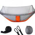 Promotion Clearance Camping Hammock With Net Mosquito Parachute Fabric Camping Hammock Portable Nylon Hammock For Backpacking Camping Travel