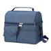 Maboto Portable Double Layer Insulated Cooler Bag Lunch Bag Tote for Camping BBQ Picnic Outdoor Activities
