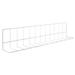 HUBERTÂ® L Shape Wire Fence Divider White Epoxy Coat - 28 L x 4 and 6 Sides