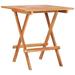 Suzicca 3 Piece Folding Bistro Set Solid Teak Wood