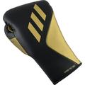 adidas Tilt 350 Pro Boxing Gloves for Men Women Unisex - MMA Training Gloves - Black/Gold Weight 12 oz