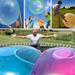 YDxl Giant Elastic Water-filled Ball TPR Interactive Toy Water Filled Ball for Swimming Pools