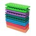 Frcolor 5 Pcs Foldable XPE Picnic Mat Camping Honey Comb Pattern Beach Pad Light Weight Mattress Multi-Functional Mat for Travel Outdoor (Mixed Color)