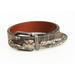 Realtree Timber Logo Men s Reversible Leather Brass Belt