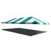 TentandTable West Coast Frame Outdoor Canopy Tent Top Only Green 20 ft x 40 ft