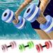 Limei Water Dumbbells Water Aerobics for Pool Fitness Exercise Lightweight Resistance Aquatic Dumbbell Pool Barbells for Swimming 1 Pack Red