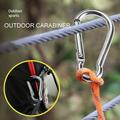 Naturegr 20Pcs Carabiners Lightweight Multi-purpose Aluminium Alloy Locking Carabiners for Camping