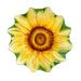 18 Hand Painted and Embossed Shaped Bird Bath Sunflower