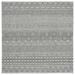 SAFAVIEH Outdoor CY8196-37612 Courtyard Black / Grey Rug