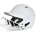 Champro Sports HX Rise Matte Senior Fastpitch/Softball Batting Helmet W/ Facemask White