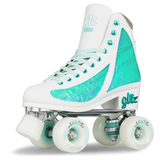 Crazy Skates Glitz Roller Skates | Adjustable or Fixed Sizes | Glitter Sparkle Quad Skates for Women and Girls