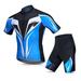 Lixada Men s Cycling Jersey Set Breathable Quick-Dry Short Sleeve Biking Shirt with Gel Padded Shorts MTB Bike Cycling Clothing Set