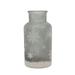 6.50â€� Gray and White Snowflakes Icy Jar
