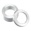 Unique Bargains 4pcs OD 74.1mm to ID 52.1mm Aluminum Alloy Car Auto Hub Centric Rings Wheel Bore Center Spacer