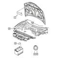 Genuine OE Mopar Vehicle Emission Control Information Label - 68495574AA