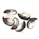24 Pieces Fly Fishing Flies- Fly Fishing Lures-Wet Flies Nymph Scud