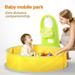 TOPCHANCES Baby Beach Tent Play Tent 3 in 1 Pool Tent UV Protection Sun Shelters Portable Kids Ball Pit Indoor Outdoor Baby Paddling Pool Beach Canopy Tent Garden