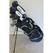 Mens Complete Golf Set - Adjustable Driver Fairway Wood 3 4 5 Hybrids Irons Sand Wedge Putter & Stand Bag Right Handed Regular Flex