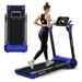 Superfit Folding 2.25HP Electric Treadmill Running Machine APP Control Bluetooth Blue