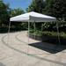 CB19147 10 x 10 ft. Outdoor EZ Pop Up Tent Gazebo Canopy with Carry Bag - White