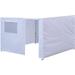 Eurmax 10x10 Zippered Walls for Canopy Tent 4 Walls ONLYï¼ˆ10FT White)