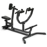 Titan Fitness Plate Loaded Adjustable Seated Row Machine Lat and Back Workouts Rated 220 LB Upper Body Specialty Machine