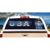 SignMission USA Trinity Rear Window Graphic truck view thru vinyl decal HD Graphics Professional Grade Material Universal Fit for Full Size Trucks Weatherproof & Car Wash Safe Made In The U.S.A.