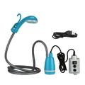 Portable Camping Shower Outdoor Camping Shower Pump Rechargeable Shower Head for Camping Hiking Traveling