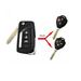 2 PACK - KeylessOption Keyless Entry Remote Control Car Uncut Ignition Key Fob Replacement HYQ12BBY for 2007-2010 Camry