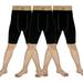 YUSHOW 3 Pack Youth Boys Soccer Running Shorts Sports Athletic Compression Short Leggings/Tights for Girls